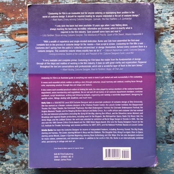 COSTUMING FOR FILM: The Art and Craft by Holly Cole & Kristin Burke - Picture 8 of 8